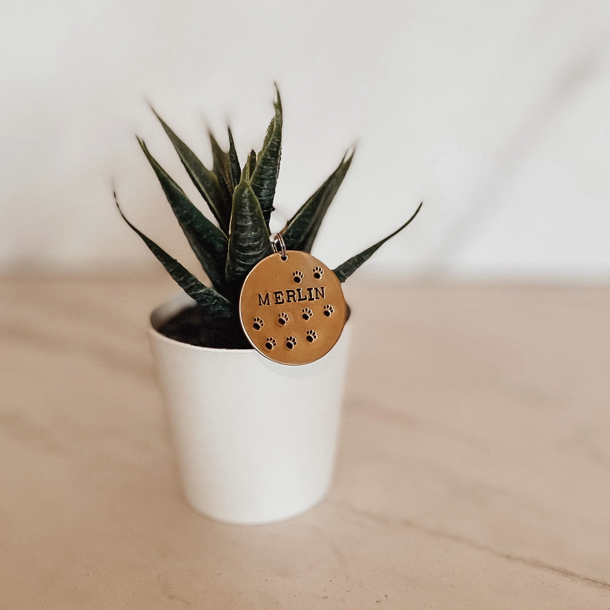 Hand Stamped Pet ID Tag - Image 15