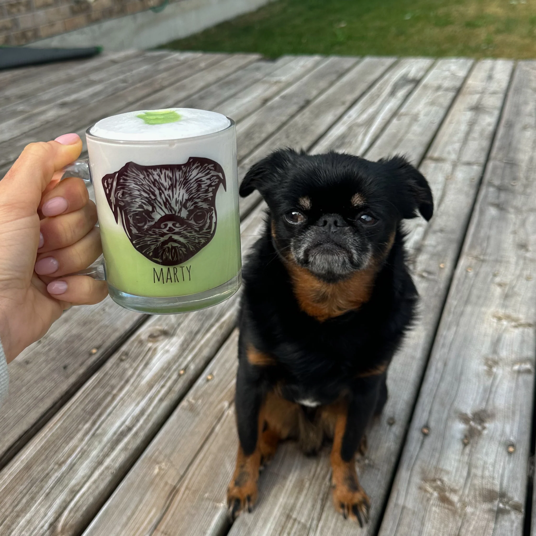 Custom Pet Mug, 11oz Clear - Image 3