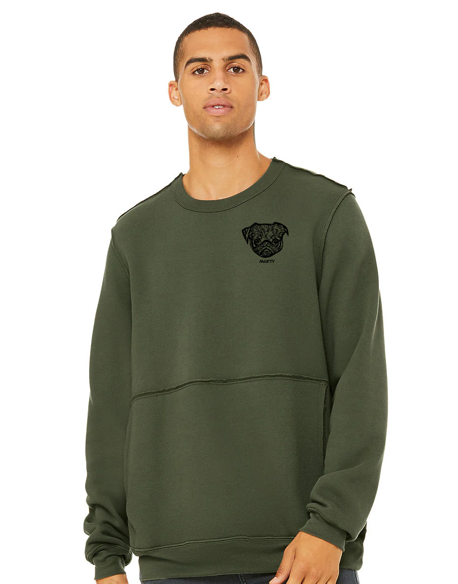 LIMITED EDITION Custom Pet Raw Seam Crewneck, Unisex - Image 4