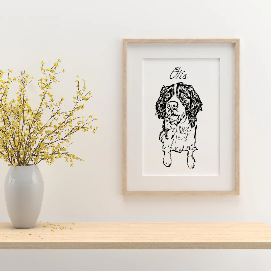 Digital Custom Pet Portrait - Full Body - Image 3