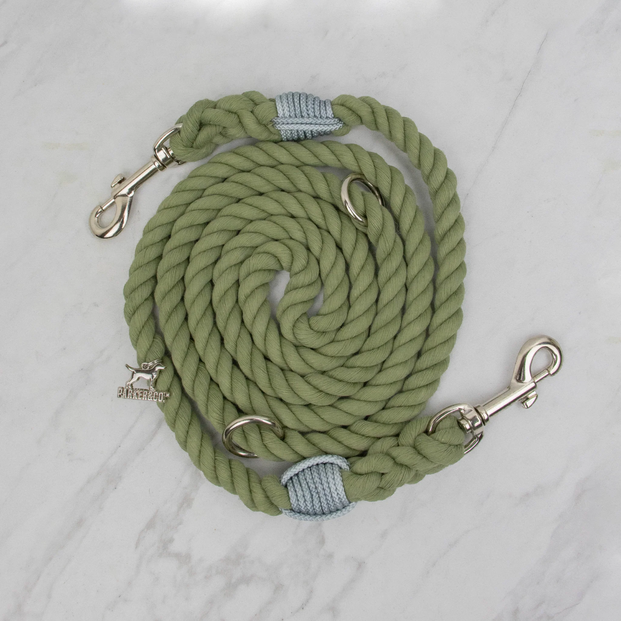 6-IN-1 Hands Free Cotton Rope Dog Leash - Image 12
