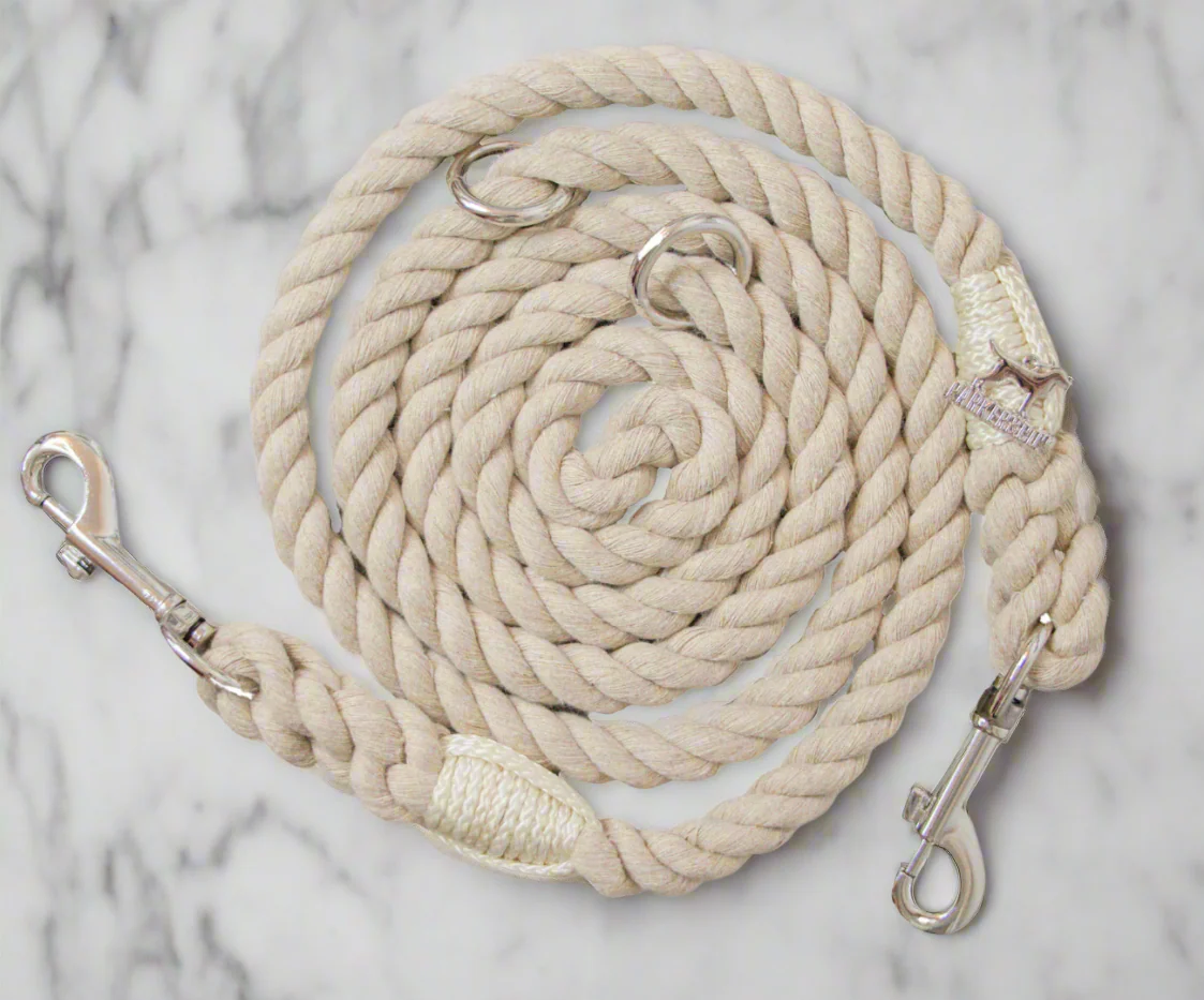 6-IN-1 Hands Free Cotton Rope Dog Leash - Image 8